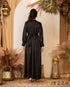 Satin Long Dress Long Sleeves 59291